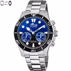 Montre homme Lotus Hybrid 18800/3 noire et bleue