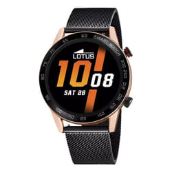 Lotus Smartime 45 mm Numérique Écran tactile Noir, Rose doré