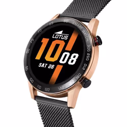 Lotus Smartime 45 mm Numérique Écran tactile Noir, Rose doré