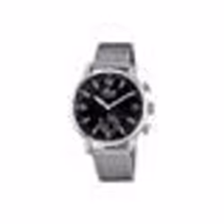 Montre connectée Lotus Hybrid Steel Cadran noir Bracelet maille 18803/3