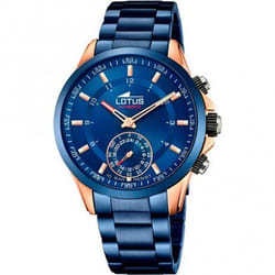 Montre Lotus Hybrid 18809/1 acier homme bleu