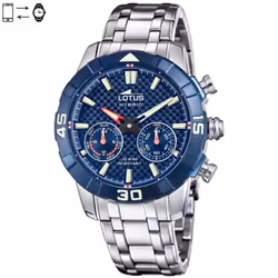 montre homme bicolore Lotus Hybrid 18810/3 acier