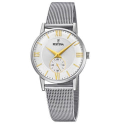 Montre Festina Classic acier F20572/2 acier femme