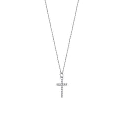 Collier Lotus Silver Croix - Lotus - Collier - Argent - Blanc - Femme