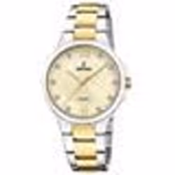 Montre - FESTINA - Montre femme acier bicolore - Cadran champagne - Bracelet acier - Quartz 34mm