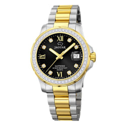 Montre Jaguar Femme J893/4 zircons bicolores