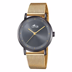 Montre Lotus Trendy 18830/1 acier femme noir