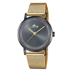 Montre Lotus Trendy 18830/1 acier femme noir