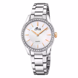 Montre Lotus Bliss 18796/4 acier femme zircons