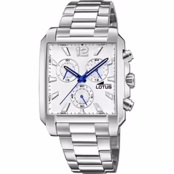 Montre homme Lotus Chrono 18850/1 acier blanc
