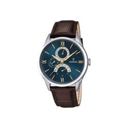Montre Festina Classic acier F16823/A homme cuir