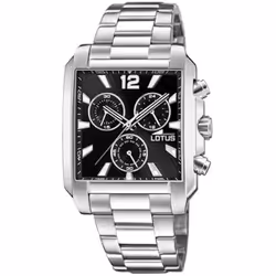Montre Lotus Chrono 18850/4 homme acier noir