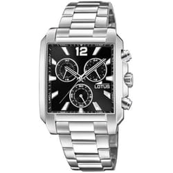 Montre Lotus Chrono 18850/4 homme acier noir