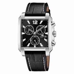 Montre Lotus Chrono 18851/4 homme acier et cuir