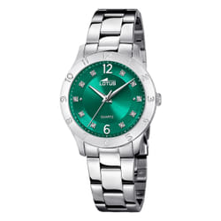 Montre Lotus Bliss 18569/C acier femme zircons