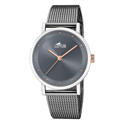 Montre Lotus Trendy 18878/3 acier femme noir