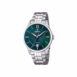 Festina Montre Homme F20425/7 Vert Argenté