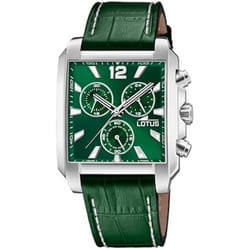 montre homme acier et cuir Lotus Chrono 18851/3