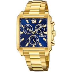 Montre Lotus Chrono 18853/2 homme acier bleu