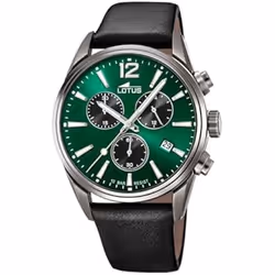 montre homme Lotus Chrono 18683/4 acier et cuir