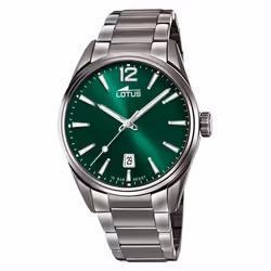 Montre Lotus Chrono 18684/4 homme acier vert