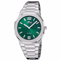 Lotus Excellent 18841/3 montre homme acier vert