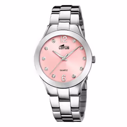 Montre Lotus Bliss 18884/2 acier femme zircons
