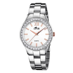 Montre Lotus Bliss 18883/1 acier femme zircons