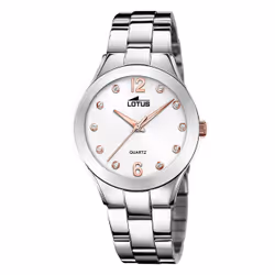Montre Lotus Bliss 18884/1 acier femme zircons