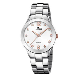 Montre Lotus Bliss 18884/1 acier femme zircons