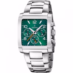 Festina Montre Homme F20652/2 Vert Argenté