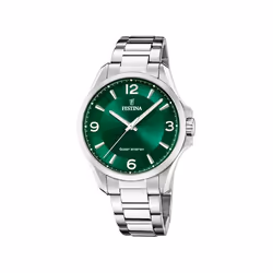 Festina Montre Homme F20656/3 Vert Argenté
