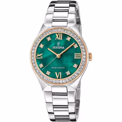 Festina Montre Homme F20658/3 Vert Argenté