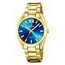 Montre - Festina - F20640-8 - Acier doré - Cadran bleu - Étanchéité 5 ATM