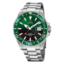 Jaguar Montre Homme J860/6 Vert Argenté