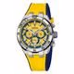 MONTRE HOMME FESTINA F20671/4 BIKE JAUNE BRACELET CAOUTCHOUC