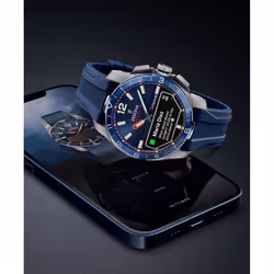 Festina Connected D Montre bracelet Mâle Bleu, Argent Argent