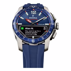 Festina Connected D Montre bracelet Mâle Bleu, Argent Argent - Vue supplémentaire 5