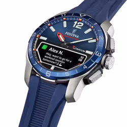 Festina Connected D Montre bracelet Mâle Bleu, Argent Argent - Vue supplémentaire 7