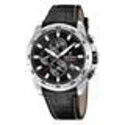 Montre - FESTINA - Montre Festina chrono cuir noir - Cuir - Étanchéité 10 Atm - Quartz
