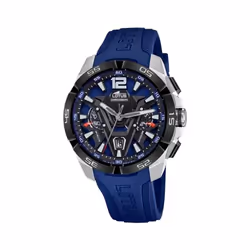 Montre - Lotus - Vortex - Acier inoxydable - Bracelet en caoutchouc - 10 ATM