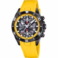 Montre Sport - LOTUS - 18945/1 - Acier Inoxydable Noir - Chronographe - Étanchéité 10 Atm