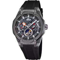 Montre - LOTUS - 18946/6 - Acier inoxydable 316L - Bracelet en caoutchouc - Étanchéité 10 ATM