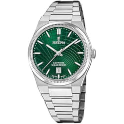 Montre - FESTINA - SWISS MADE - Acier - Noir - Quartz Swiss Made - 5 ATM