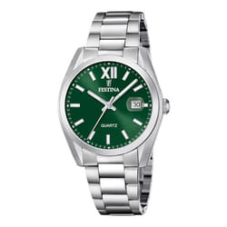 Montre - FESTINA - Montre Festina classique - Acier - Cadran vert - Analogique