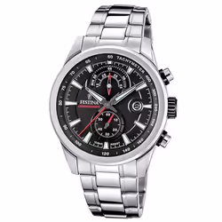 Montre Bracelet Homme - Festina - F20694/6 - Chronographe - Acier inoxydable - Étanchéité 10 ATM