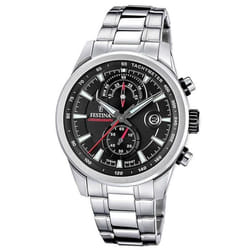 Montre Bracelet Homme - Festina - F20694/6 - Chronographe - Acier inoxydable - Étanchéité 10 ATM