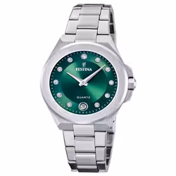 Festina Montre Homme F20700/4 Vert Argenté