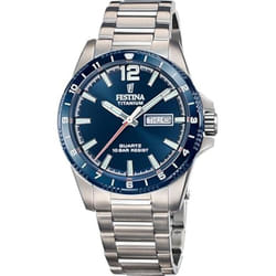 Montre Homme - Festina - F20698/2 - Titane - Quartz - Étanche 5 ATM