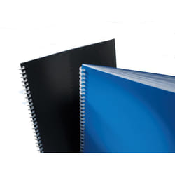 GBC Plats de couverture Opaque A4 180mic rouge brillants (100)